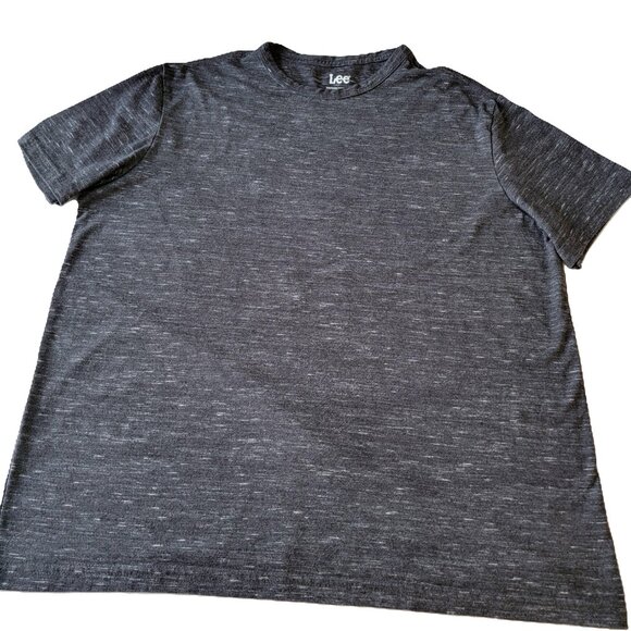 Vintage Lee Triblend Tee Shirt Short Sleeve Crew Neck Heathered Black Size XL - Picture 2 of 10